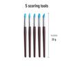 10-Piece Silicone-Tip Ceramics and Clay Sculpture Tool Set