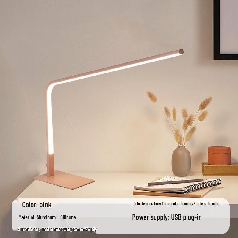 Creative Minimalist Table Lamp: Full Spectrum Eye Protection for Reading & Study