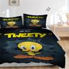 3pcs bedding set Tweety Bird Looney Tunes Includes 1 Comforter + 2 Pillowcases, Without Pillow Inserts, Soft Comfortable, Lightweight Breath