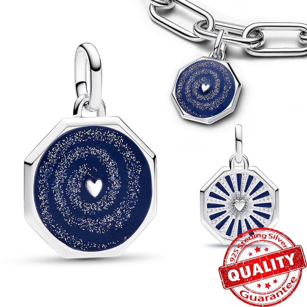 Classic Gold Wire Heart & Sparkling 925 Sterling copper Zircon Angel Dangle Charm For DIY Women Bracelet Pendant Accessories