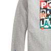 Polo Ralph Lauren SS22 Hooded Pony Pattern Fleece Lined Sweatshirt Unisex Gray 710868912002