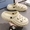 Platform Women Clogs Shoes Beach Garden Thick Bottom Sandals Fashion Comfortable Non-Slip Slippers Summer Indoor Outdoor Men Hole Shoes