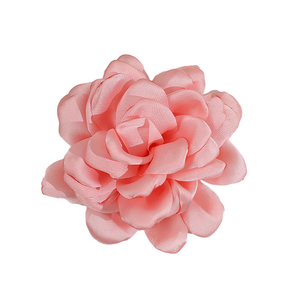 Camellia Shaped Hair/Clothes Accessories DIY Fabric Flower Accessories Multi Layered Design Florals Adorment for Women