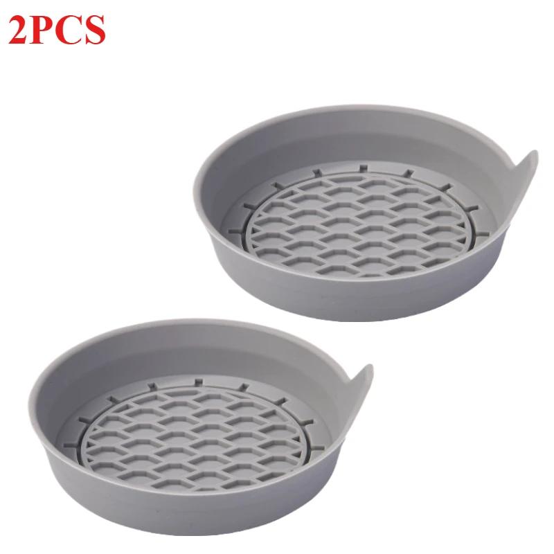 2/4pcs Car Cup Holder Coaster Silicone Cup Holder Insert Universal Non-Slip Cup Holders Car Accessories Interior Silent Cup Pad