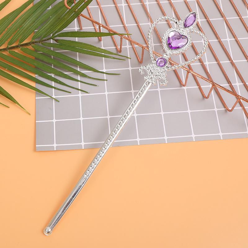 Children's Princess Costume: Gem Crown, Magic Wand, Headdress, and Fairy Headband Set