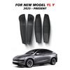 TESY For Tesla Model YL Y Launch Juniper Standard Car Door Side Storage Box Front Rear TPE Door Storage Organizer Tray