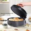 Electric Double-Sided Crepe & Pancake Maker with Deepened Heating for Frying & Grilling