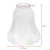 Bell Shape Vintage Frosted & Clear Glass Lamp Shade