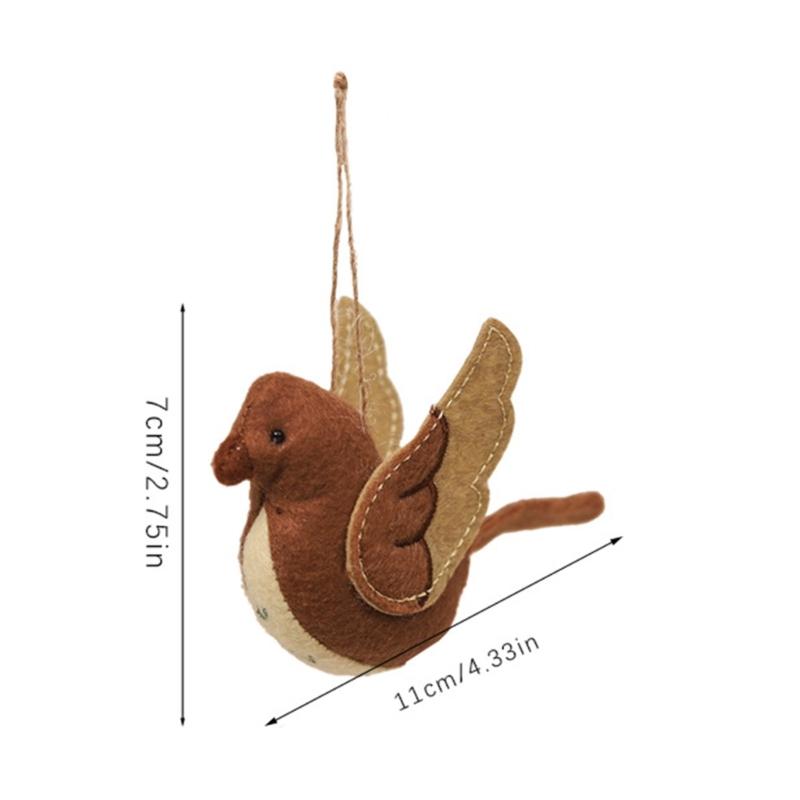 Festival Cartoon Bird Pendant Elegant Christmas Tree Ornament Perfect Decoration for Home, Offices, and Parties