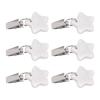6Pcs Tablecloth Weights Marble Stainless Steel Small Size Waterproof Rustproof Durable Clip On
