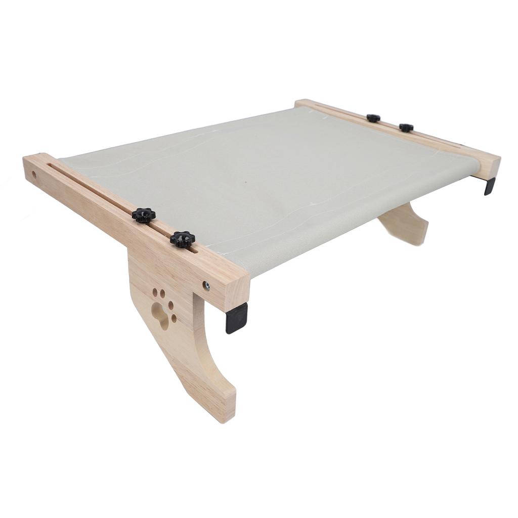 Katzenfensterliege Robuste Bettseite Fensterbankmontage Katzenliege Einfach zu montieren Bettseitige Liege für Wohnungskatzen