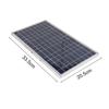 100W Solar Panel Kit with Controller for 12V 24V Solar Charging Systems