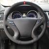Hand Sewing Car Steering Wheel Cover For Hyundai Sonata 8 2011 2012 2013 2014