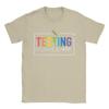 Funny Testing Mode On Testing Day Motivational Teacher  T Shirt Summer  Y2K T-Shirts Comfortable Cool Tees Oversized Print Tops
