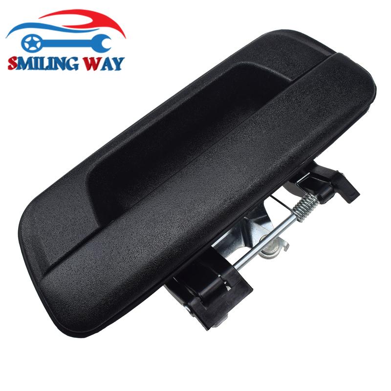 ידית דלת תא מטען אחורית שחורה ללא חור למפתח עבור שברולט קולורדו ו-GMC קניון 2004 2005 2006 2007 2008 2009 2010 2011 2012