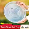 Meinaijia Thickened Round Plastic Plant Pot Saucers