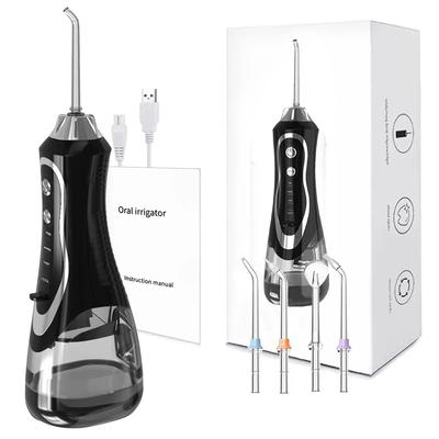 Tragbarer Dentaler Munddusche Akku-Wasserzahnseide mit DIY 3 Modi 7 Wasserdüsen Wasserdicht Professioneller Zahnreiniger