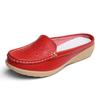 Moda Estate Nuove Scarpe con Zeppa da Donna Femminili Punta Tonda Traforate Casual Mezza Pantofola Mocassini Tempo Libero Donna Slip-on Sneakers Zoccoli