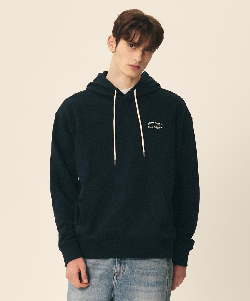 Essential Logo Embroidered Hoodie (2 Colors)