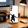 Coque de téléphone illustration Hip-hop pour Samsung S25, S24, S21, S22, S23, S30, Ultra, S20, Plus, Fe, Housse noire en silicone souple