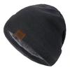 Hot Sale Unisex UR Letter Labal Winter Hats Solid Color Lightweight Soft Knitted Hats For Men Women Outdoor Cozy Beanie Cap