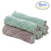 8PCS Microfiber Towel Absorbent Kitchen Cleaning Cloths Non-stick Oil Dish Towel Rags Napkins Tableware Household Cleaning Towel