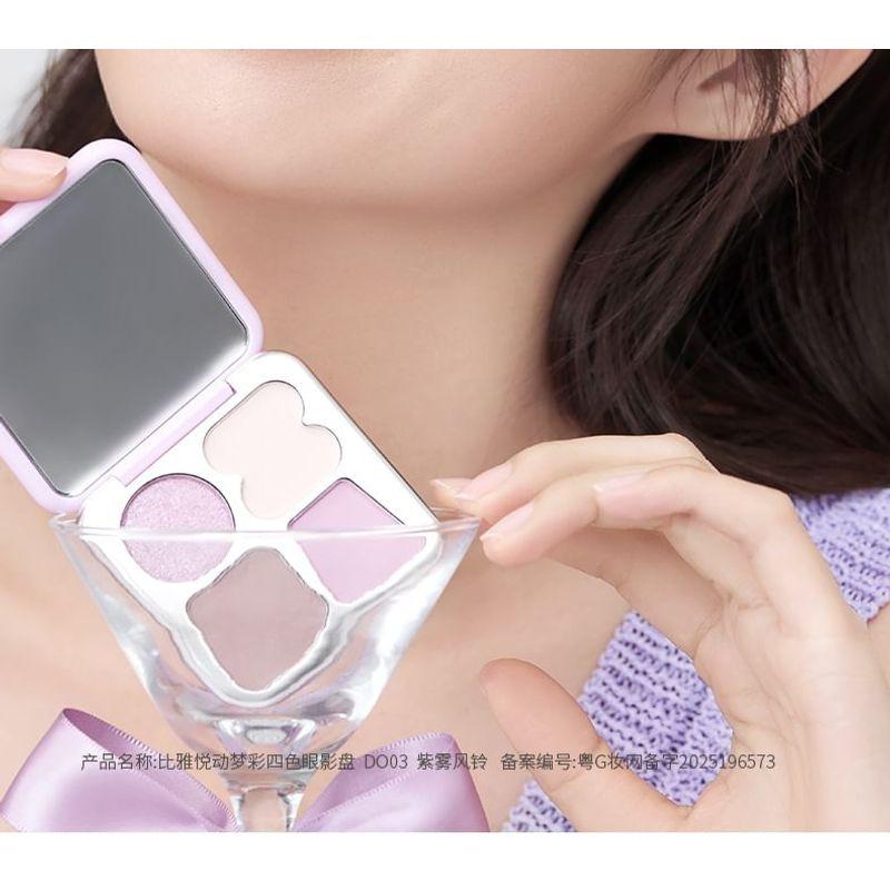 Biya - Joyful Dream 4-Color Eyeshadow Palette - 4 Types