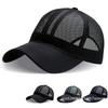 [ZYAS]Summer Men Hat Openwork Brim Breathable Mesh Cap Outdoor Sports Sunscreen Baseball Women Sunhat