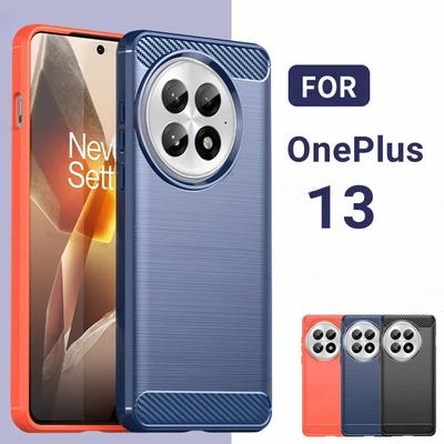 Για OnePlus 13 Θήκη για OnePlus 13 5G Κάλυμμα Funda Προστατευτικό πίσω κάλυμμα τηλεφώνου από σιλικόνη TPU με βούρτσα για το OnePlus 13