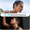 Bone Conduction Headphones, Type-C Bluetooth 5.4 Open Ear Wireless Earphones, IPX5 Waterproof Sports Headset for Gym, Running, Cycling, Hiking,