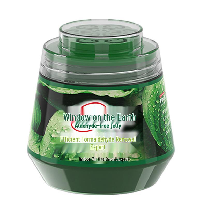 Zmieniająca kolor galaretka do usuwania formaldehydu - Mocna mała zielona puszka do kontroli zapachu nowego domu