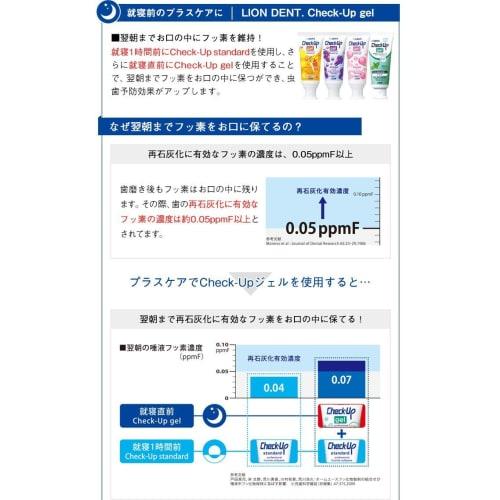 Lion Dent Check-Up Standard (DENT.Check-Upstandard) Fluoride 1450 Ppm, 135g X 2 Packs