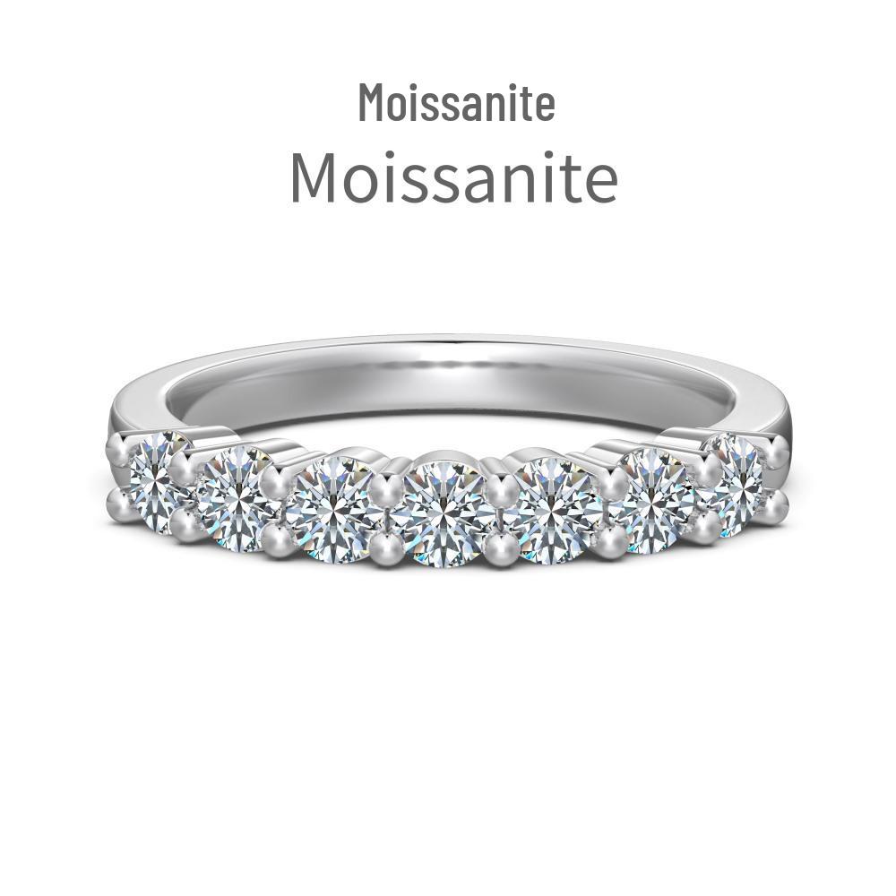 Moissanit S925 Sterling Silber Damenring - D Farbe, Super Glanz, Geometrisches Wassertropfen-Design, Ideal für Hochzeiten und Bankette