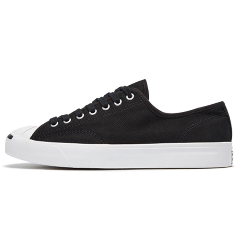 

Converse Jack Purcell smiles low-top canvas shoes unisex black 35.5