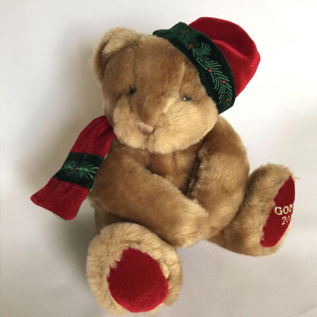 [USED] GODIVA Bear Plush Toy Teddy Bear 2000 Seasonal Limited Edition