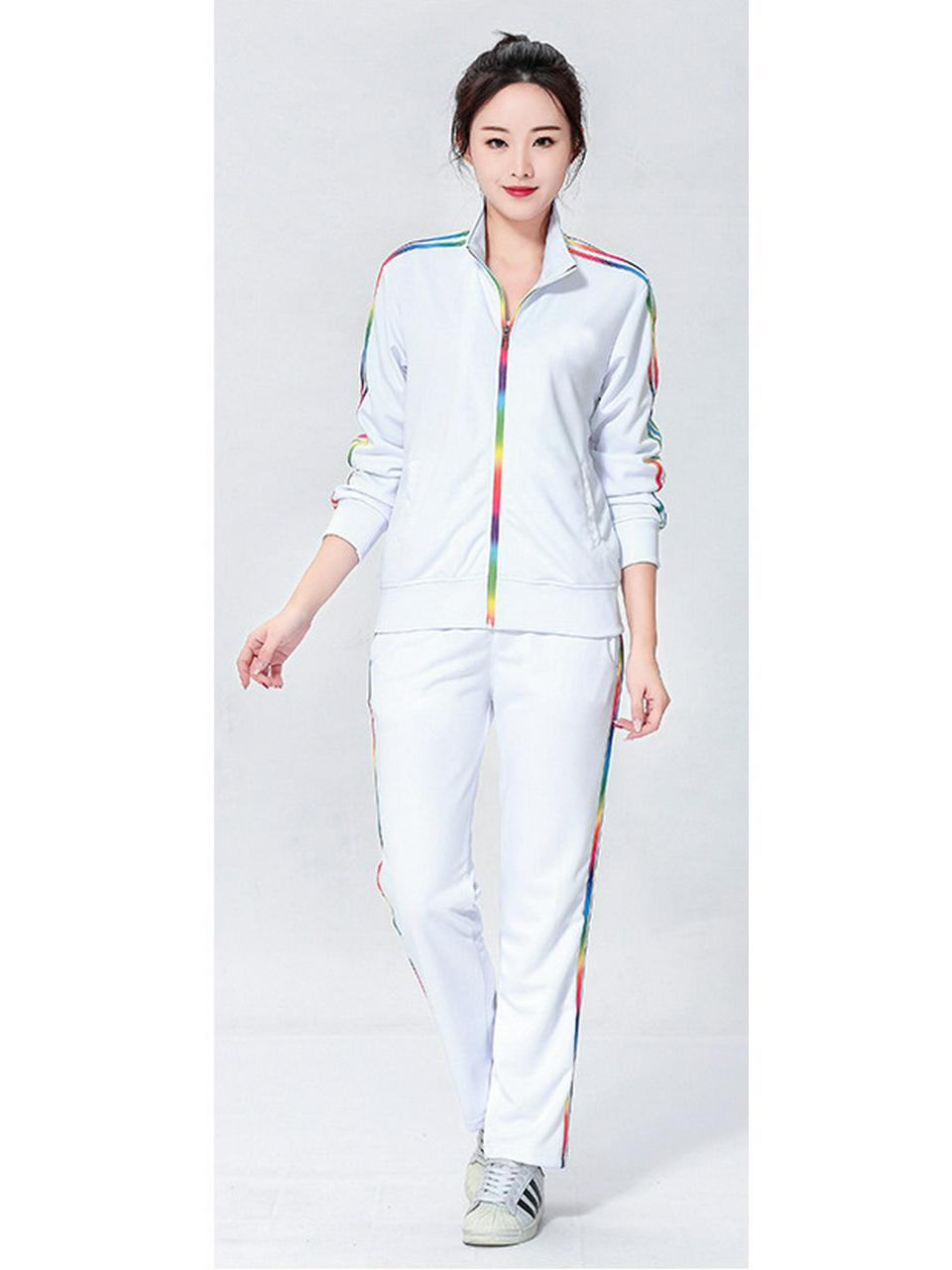 

Blue Long-Sleeve Spring/Autumn Aerobics & Dance Sportswear for Group Exercise L