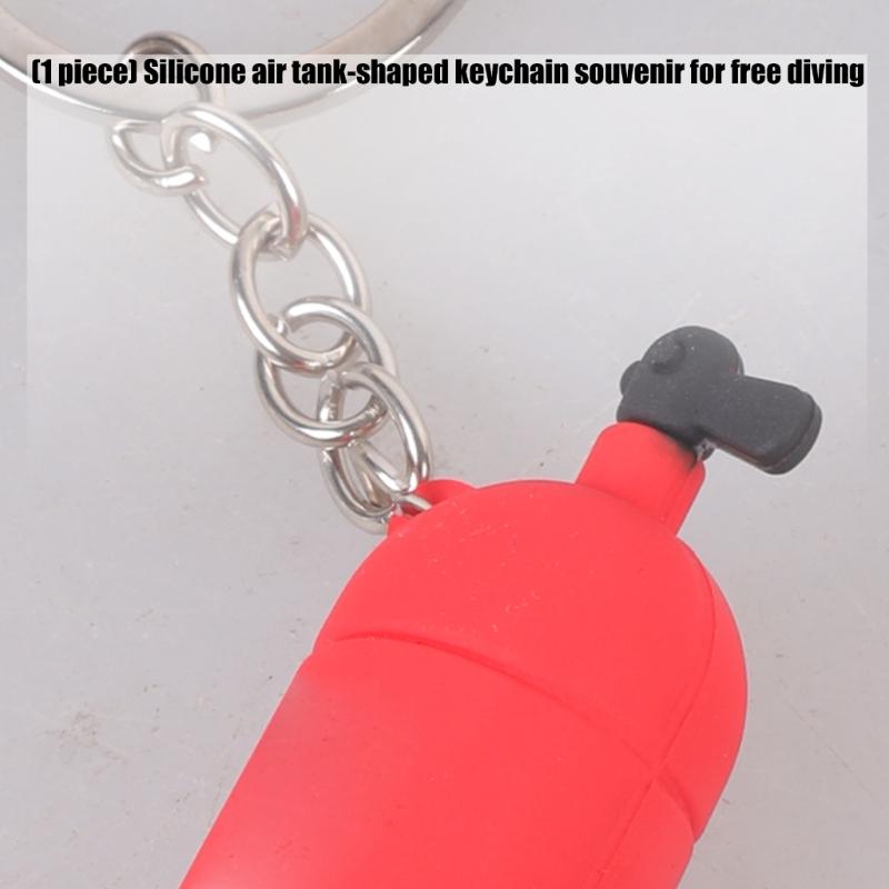 Mini Porte-clés de Plongée Pour les Passionnés de Sports Nautiques silicones alliages Construction Pratique pour le Voyage Solution de Transport