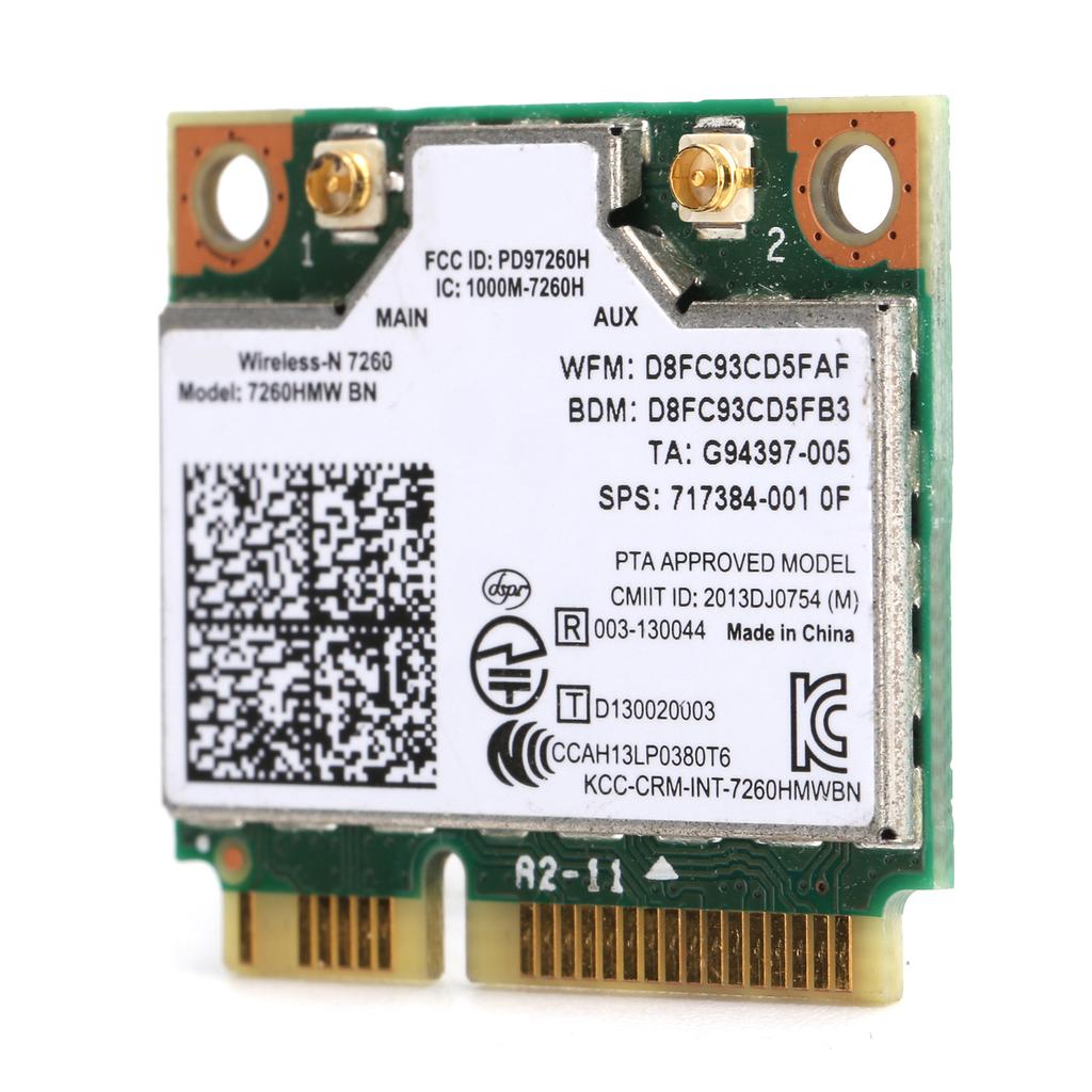 Mini PCIE Wireless Wifi Card BT 4.0 Network Express Interface Module 7260HMW Bn