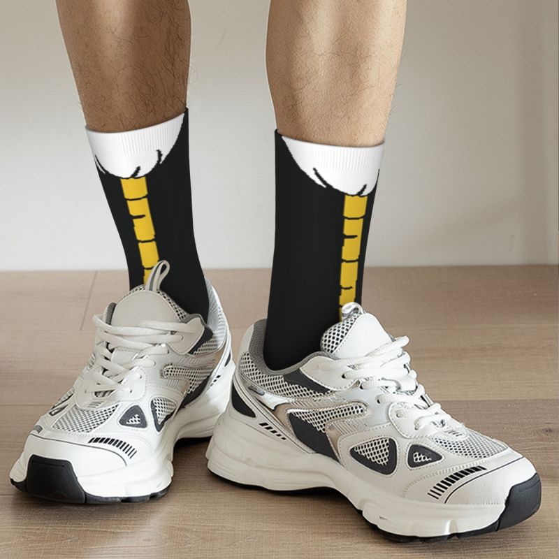 Anpassade Herrstrumpor med Kycklingben Unisex Roliga 3D-tryckta Tecknade Djurklänningsstrumpor