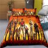 Anti-Hero Squad Duvet Cover & Pillowcases,Dark Comic Team Print Bedding Set,Soft Microfiber Bedroom Decor & Gift for boys girls