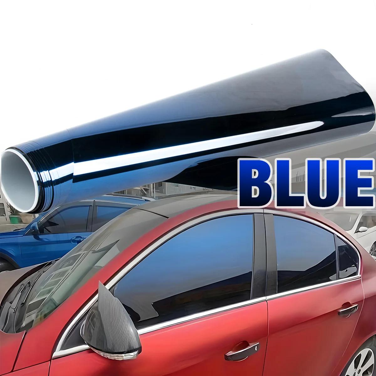

3M Автомобильная градиентная пленка для автомобиля Лобовое стекло с защитой от УФ-лучей Теплоизоляционная пленка для изменения цвета Внешние аксессуары 50cmX300CM синий