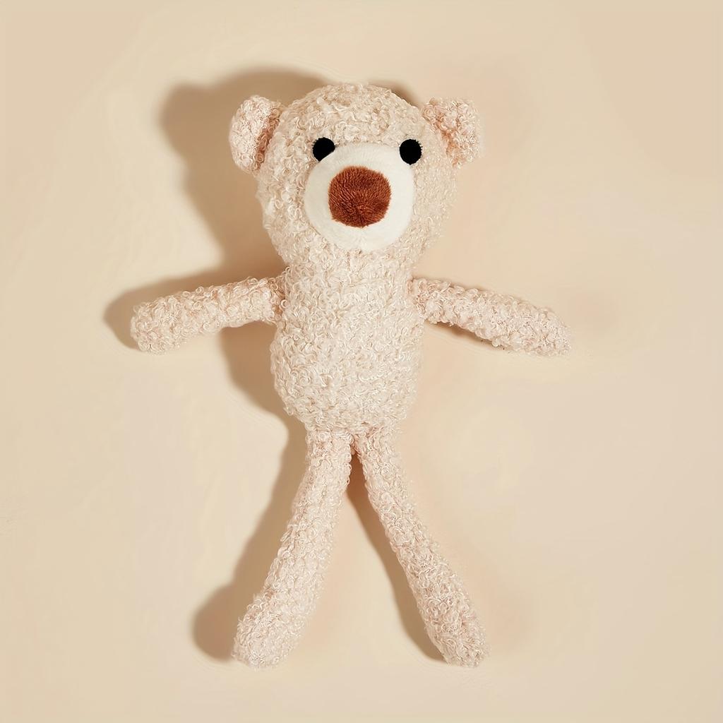 1/2pcs Calming Mini Bear Stuffed Toy For Dogs And Cats