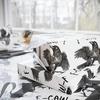 F-Caw-F Chicken Wrapping Paper Sarcastic Farm Animal Wrapping Paper for Christmas Birthdays Parties DIY Craft Gifts Wrap Supplies