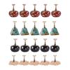 Nail Art Display Stand Silicone Mold Flower/Round/Jewel Shaped Epoxy Casting Mold for Diy Nail Tool Nail Practice Holder