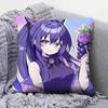 DATE A LIVE Anime Girl Cute  Pillow Covers Home Sofa Cushion Covers and Aecorative Custom