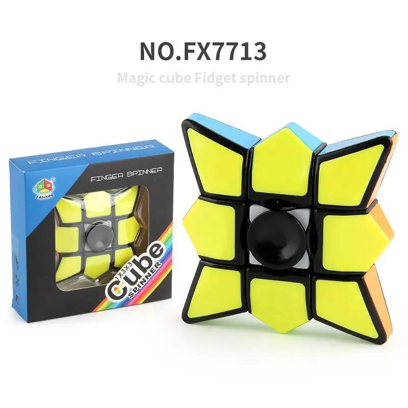 1x3x3 Magic Cube Fidget Toys Venting Decompression Spinner Irregular Cube Spins Smoothly Stress Reliever Toys for Children Gift