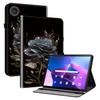 For Lenovo Tab TB311FU Leather Case Pattern Printed Stand Tablet Cover with Card Slots
