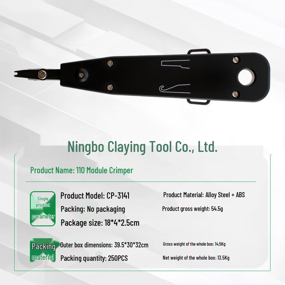 Krohn 110 Module Network Punch Down Tool & Crimping Pliers