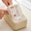Light Luxury Tissue Case Soft Waterproof Wet Tissue Box Cover Silicone Reusable Box Holder Bathroom Kitchen Paper Napkin Holder