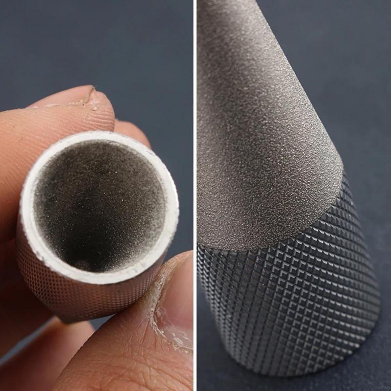 1/2ks Vulkanizovaná kůže Kulatý děrovač Ostřič Leštička na DIY Brousek Profesionální děrovací čepel Nástroj 300Mesh Pozlacený brusný papír